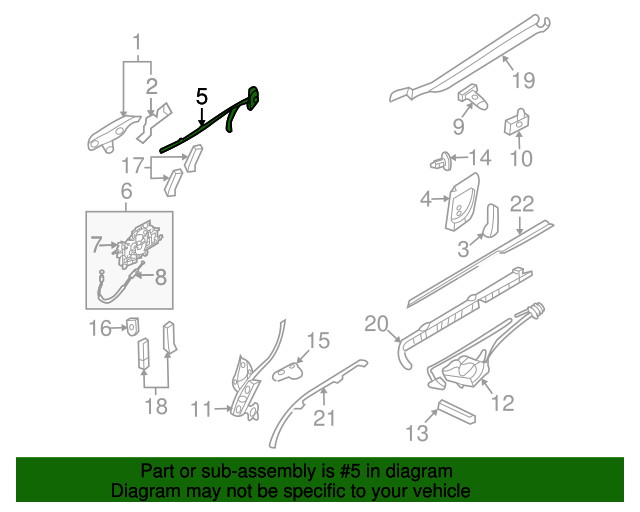 20062014 Kia Sedona Lock Assembly 814104D000 OEM Parts Online