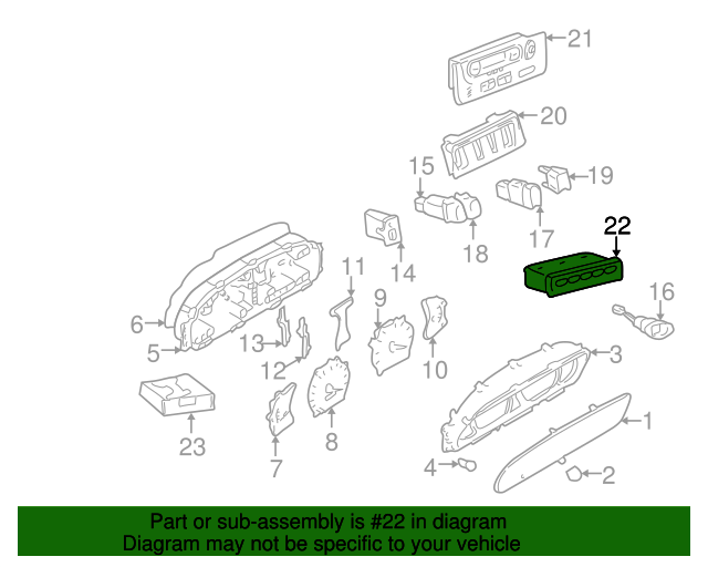 Genuine Hyundai 93250-39000 IMS Control Switch Assembly