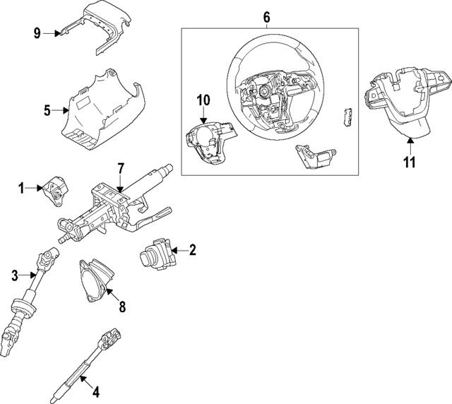 20222024 Toyota Steering Wheel 451000C490C4 Discount Parts Monster