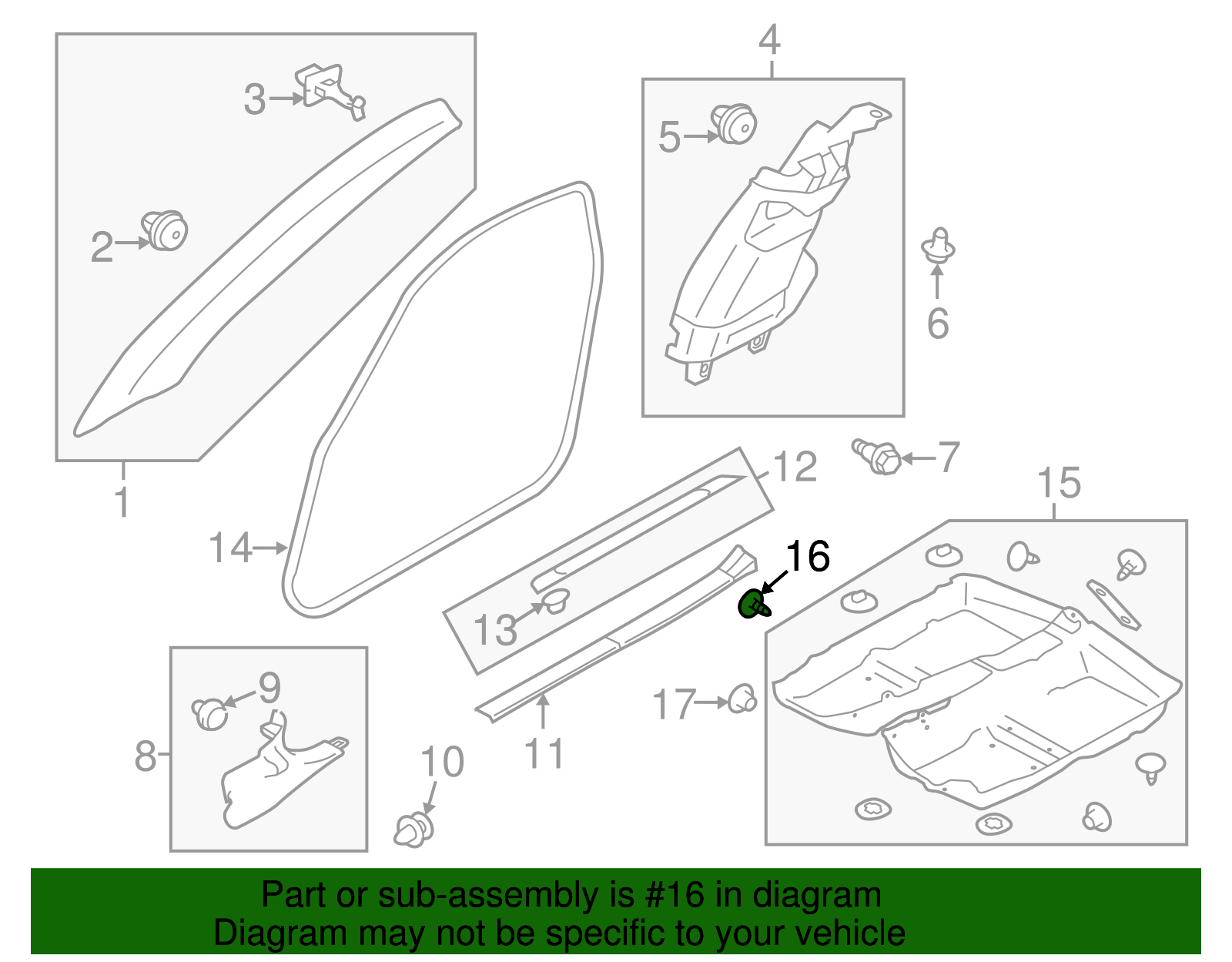 Carpet Clip - Scion (SU003-02972)