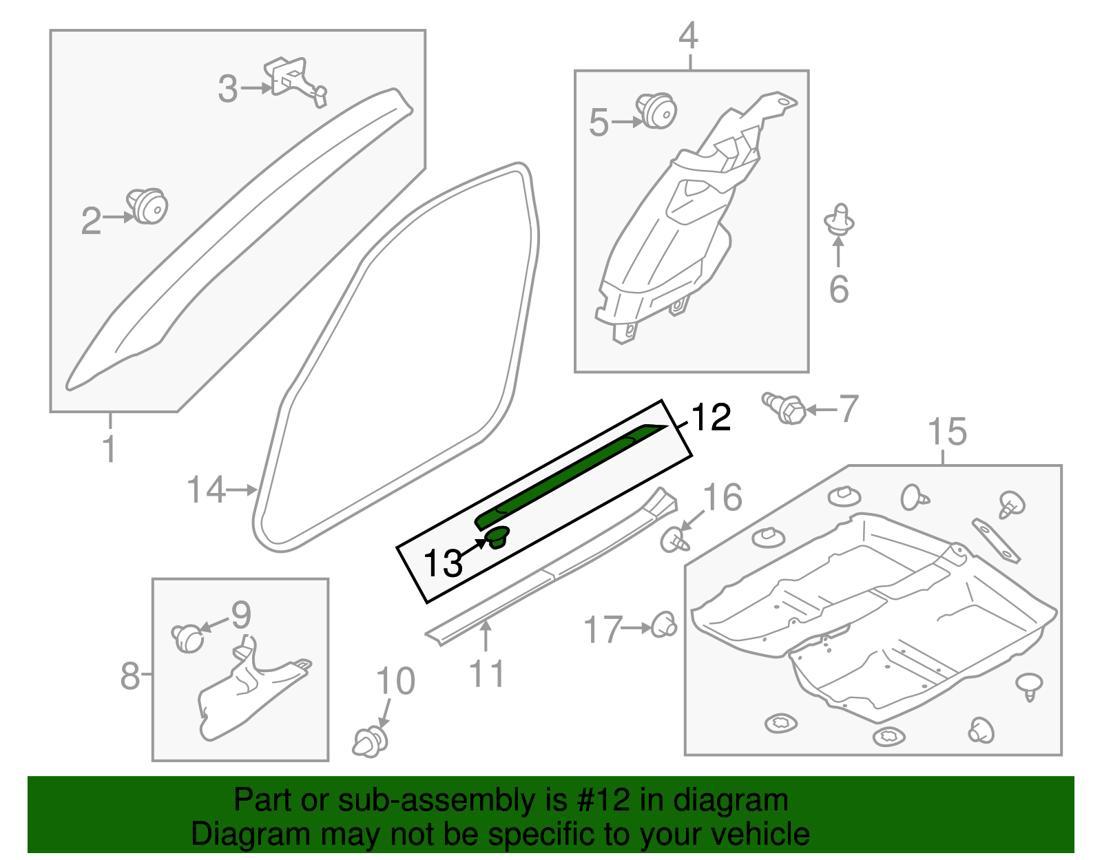 Sill Trim - Scion (SU003-03260)
