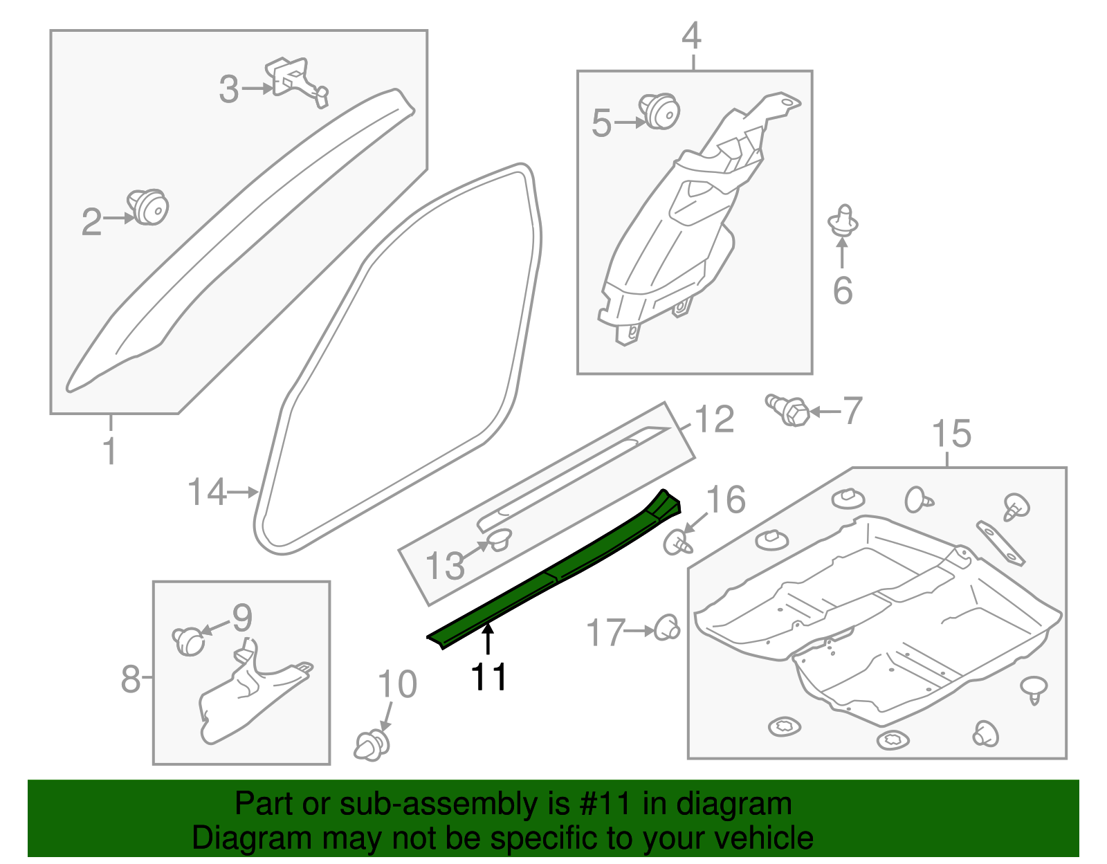 Sill Trim - Toyota (SU003-06721)