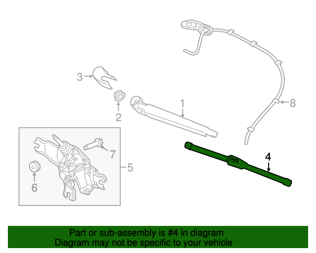 20112018 Kia OEM NEW 20112018 Kia Forte Forte5 Koup 12" WIPER BLADE
