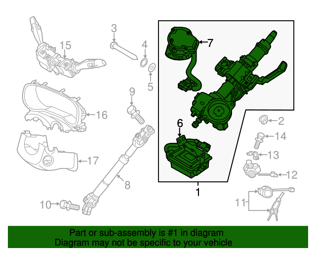 56310D9010 Steering Column 20202022 Kia Sportage Kia.Parts Store