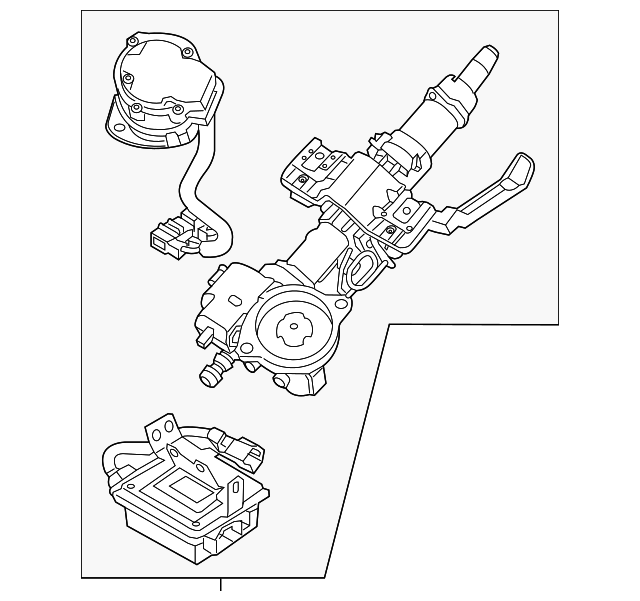 56310D9010 Steering Column 20202022 Kia Sportage Kia.Parts Store