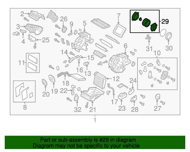 CE4961B10 Blower Motor 20082010 20122015 Mazda 5 Werner Mazda