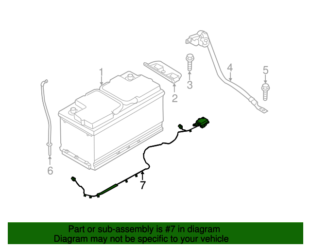 2011-2013 Hyundai Equus Battery Cable 91850-3N010 | OEM Parts Online