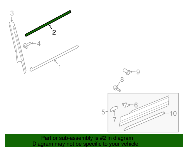 Frame Molding 5NN-839-644-7Z7