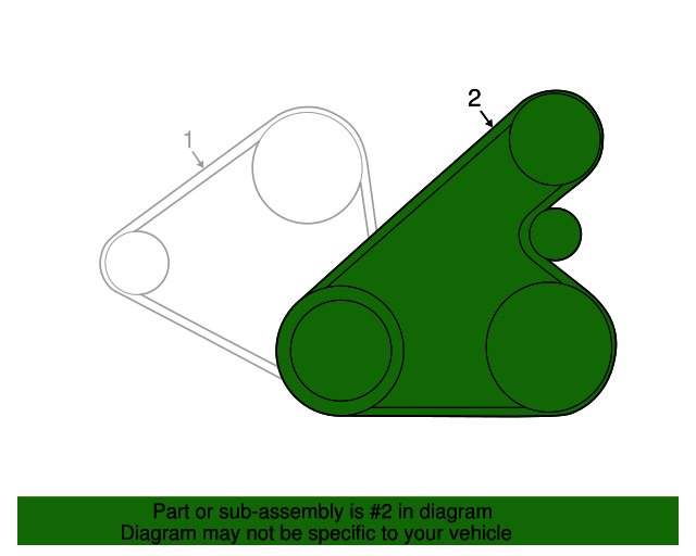 20012006 Kia Optima Power Steering Belt 5717038010 Kia Parts Online