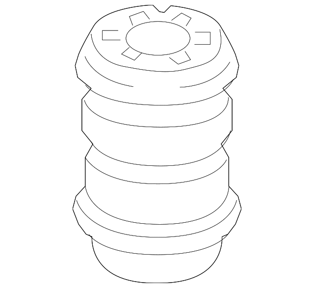Rear Shock Absorber Bumper - GM (84076743)