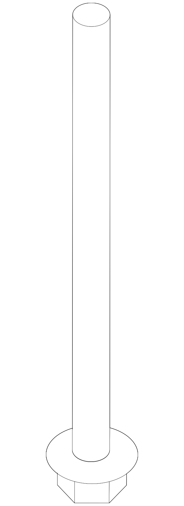 Spare Tire Storage Bolt - GM (11589112)