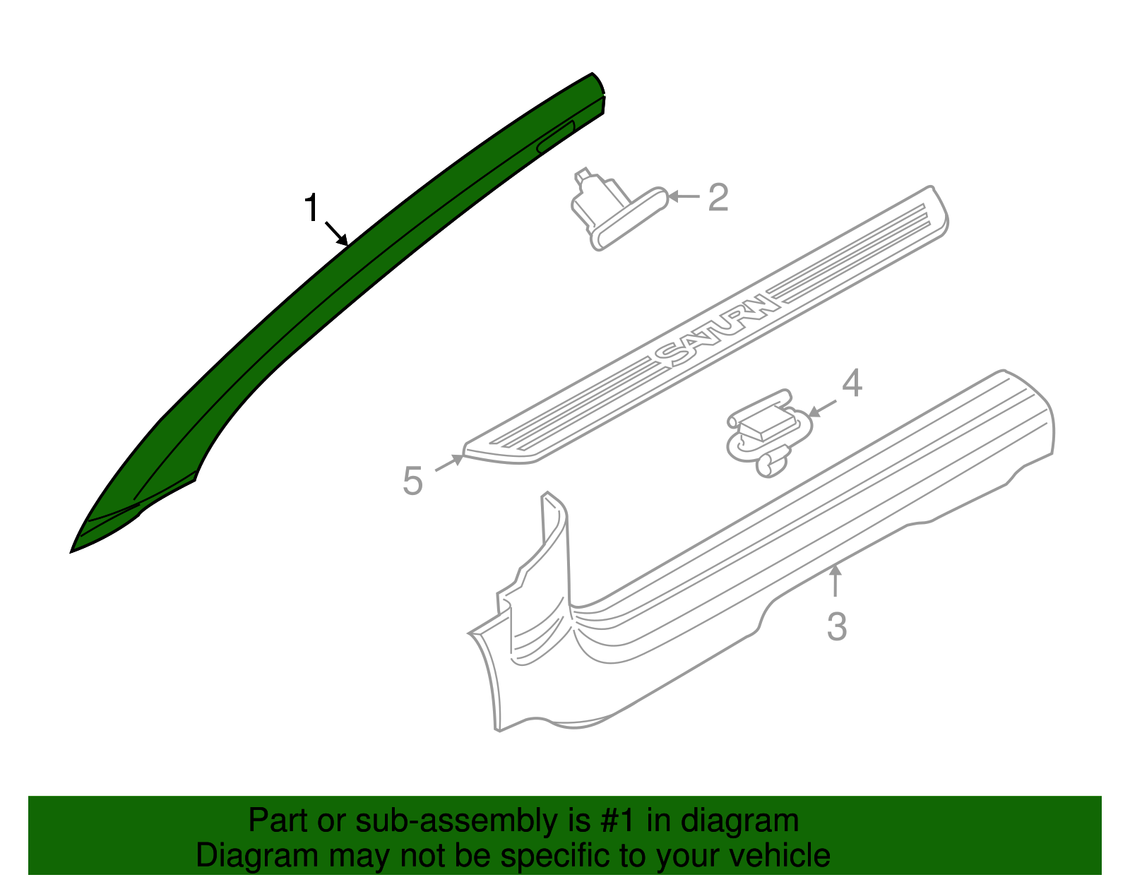 Molding - GM (94709085)