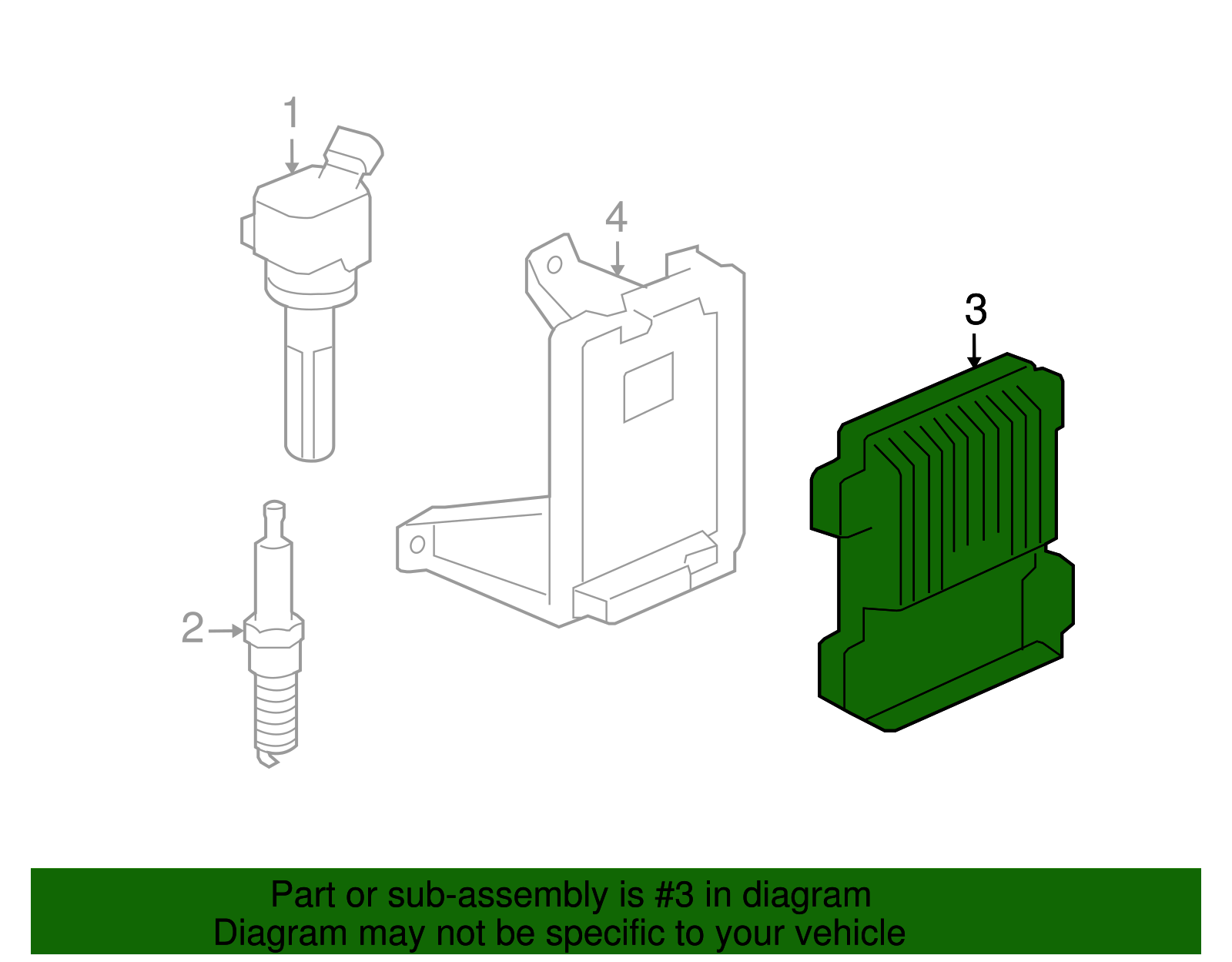 Engine Control Module (ECM) - GM (12602010)