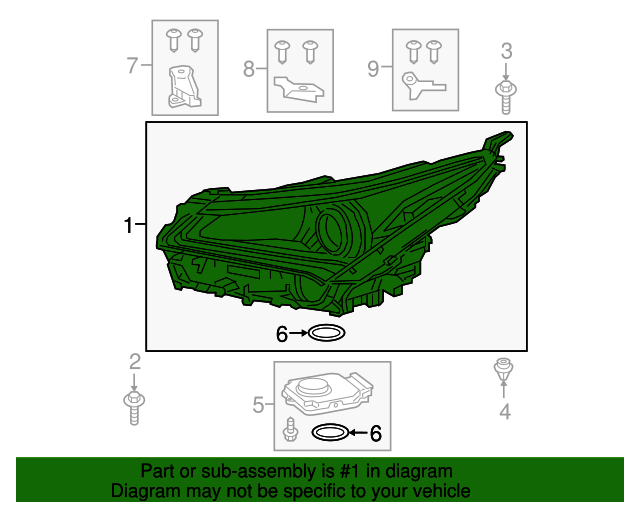 81145-78250 - Headlamp Assembly 2018-2021 Lexus | Longo Lexus Parts 