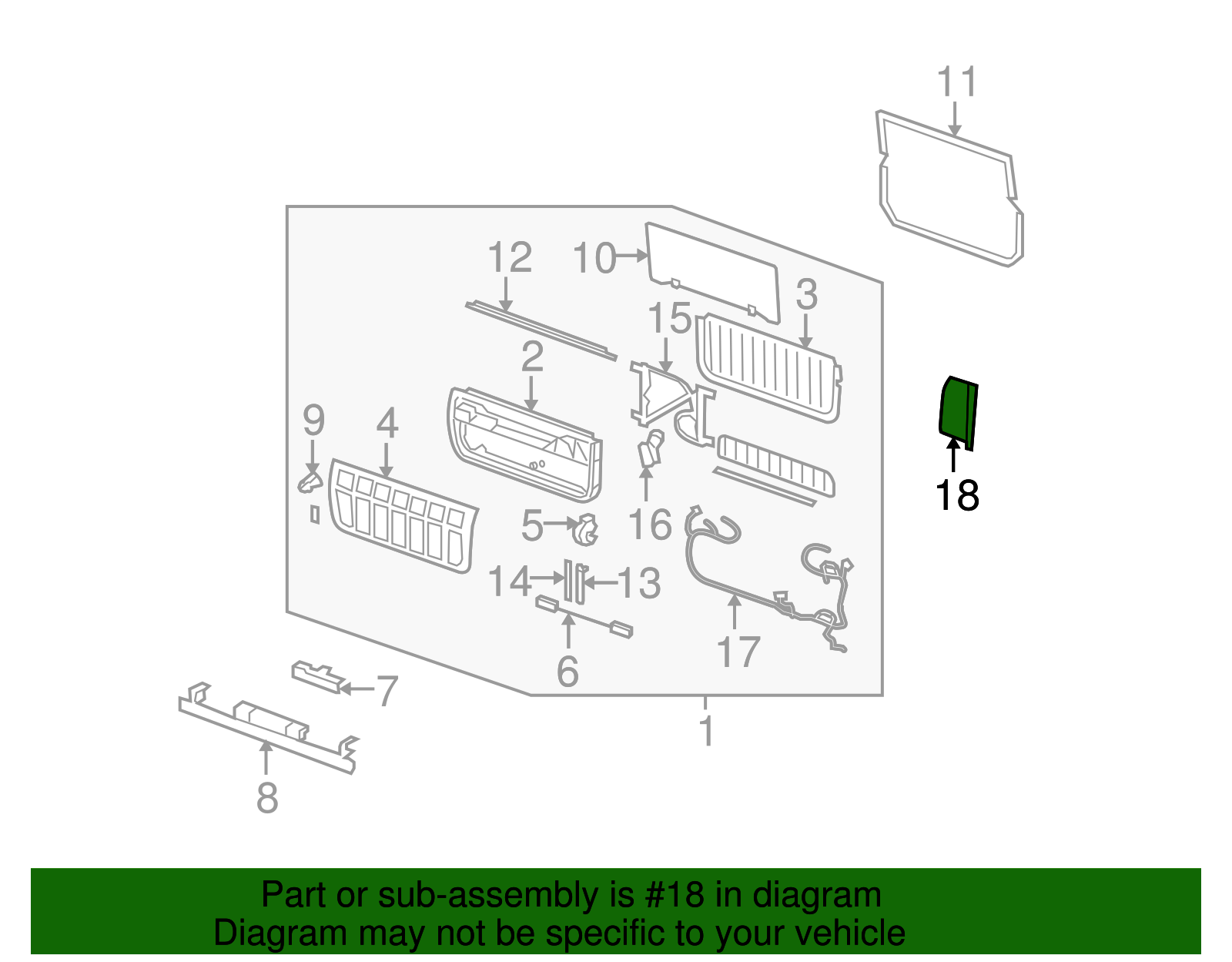 Window Assembly-Body Side - GM (10382315)