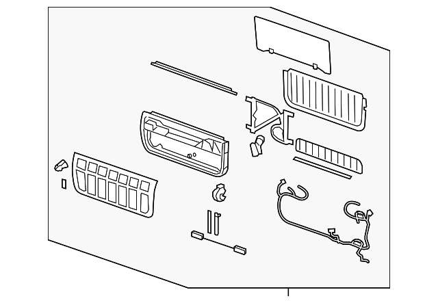 Gate Assembly-Mid - GM (25850329)