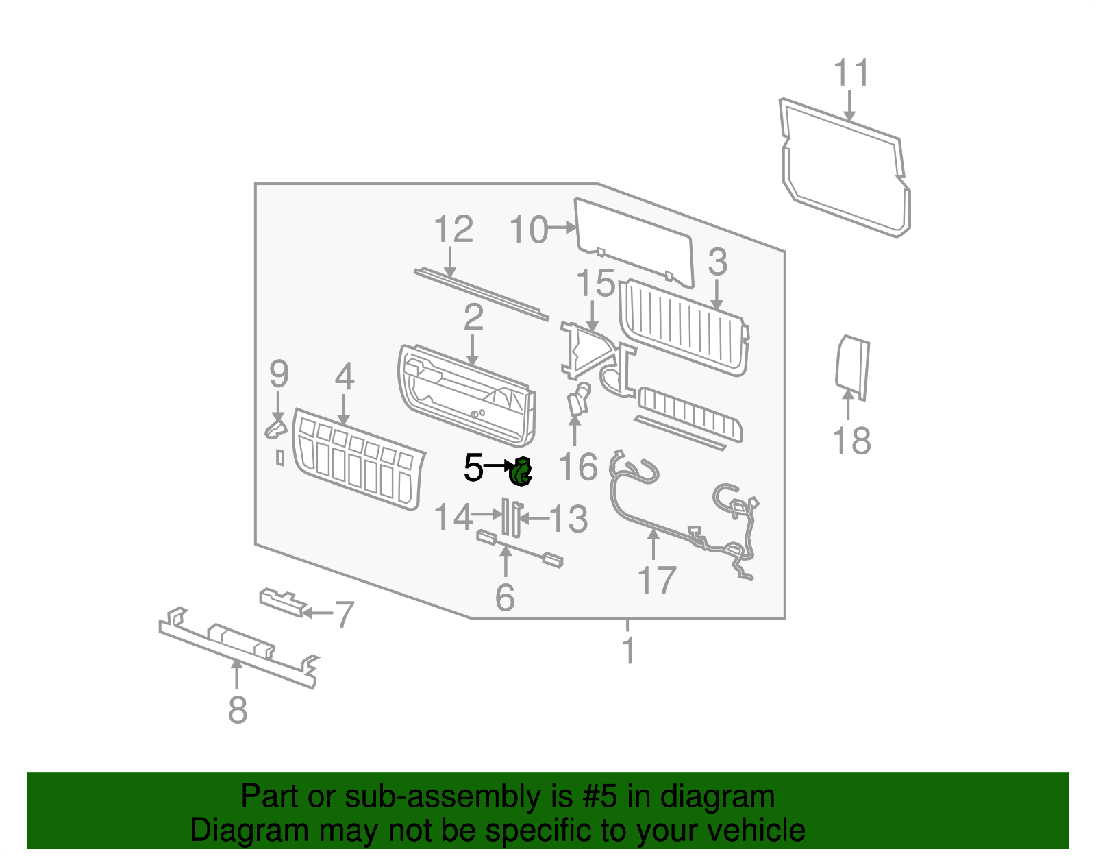F Latch - GM (15184907)