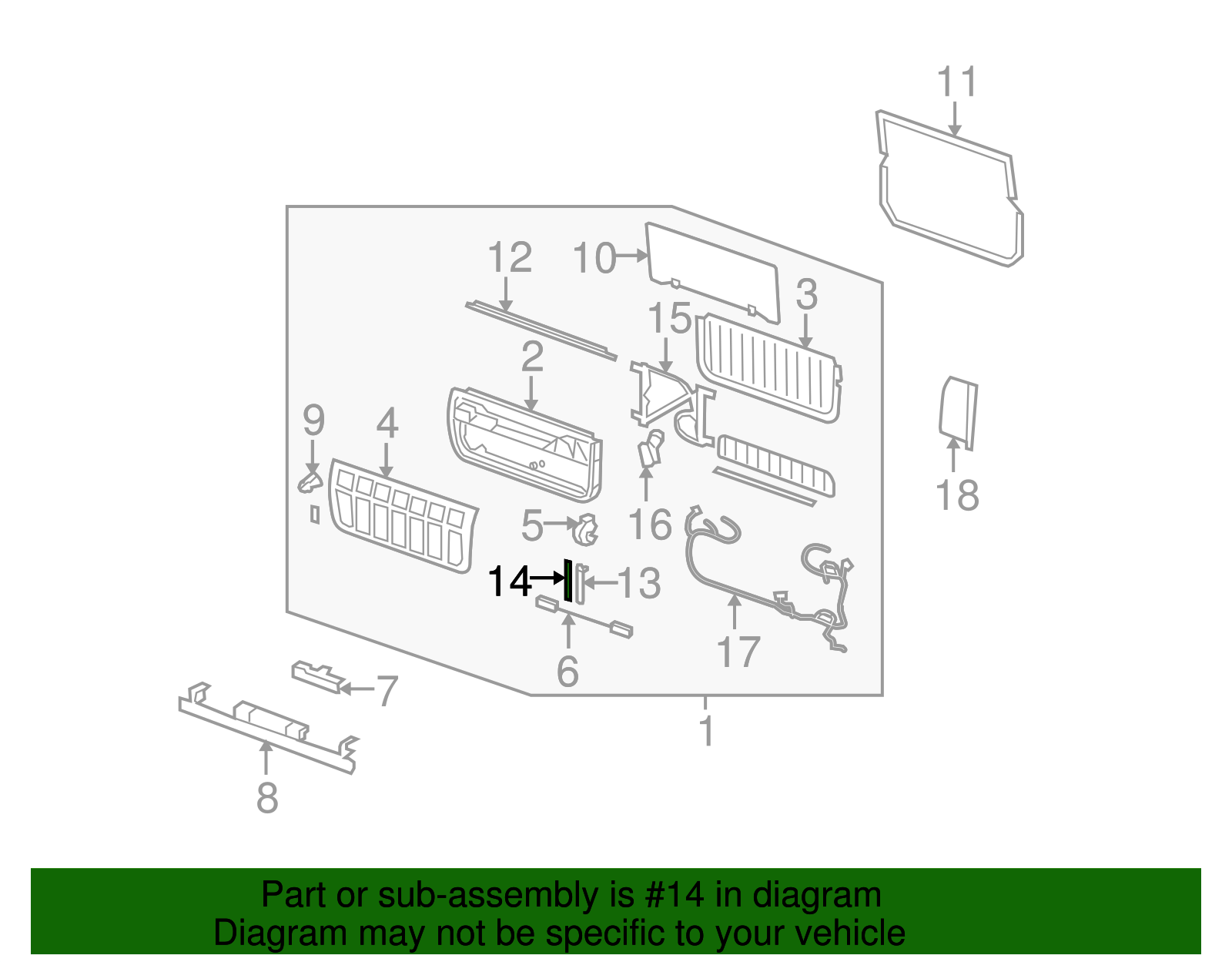 Rear Window Seal - GM (88980244)