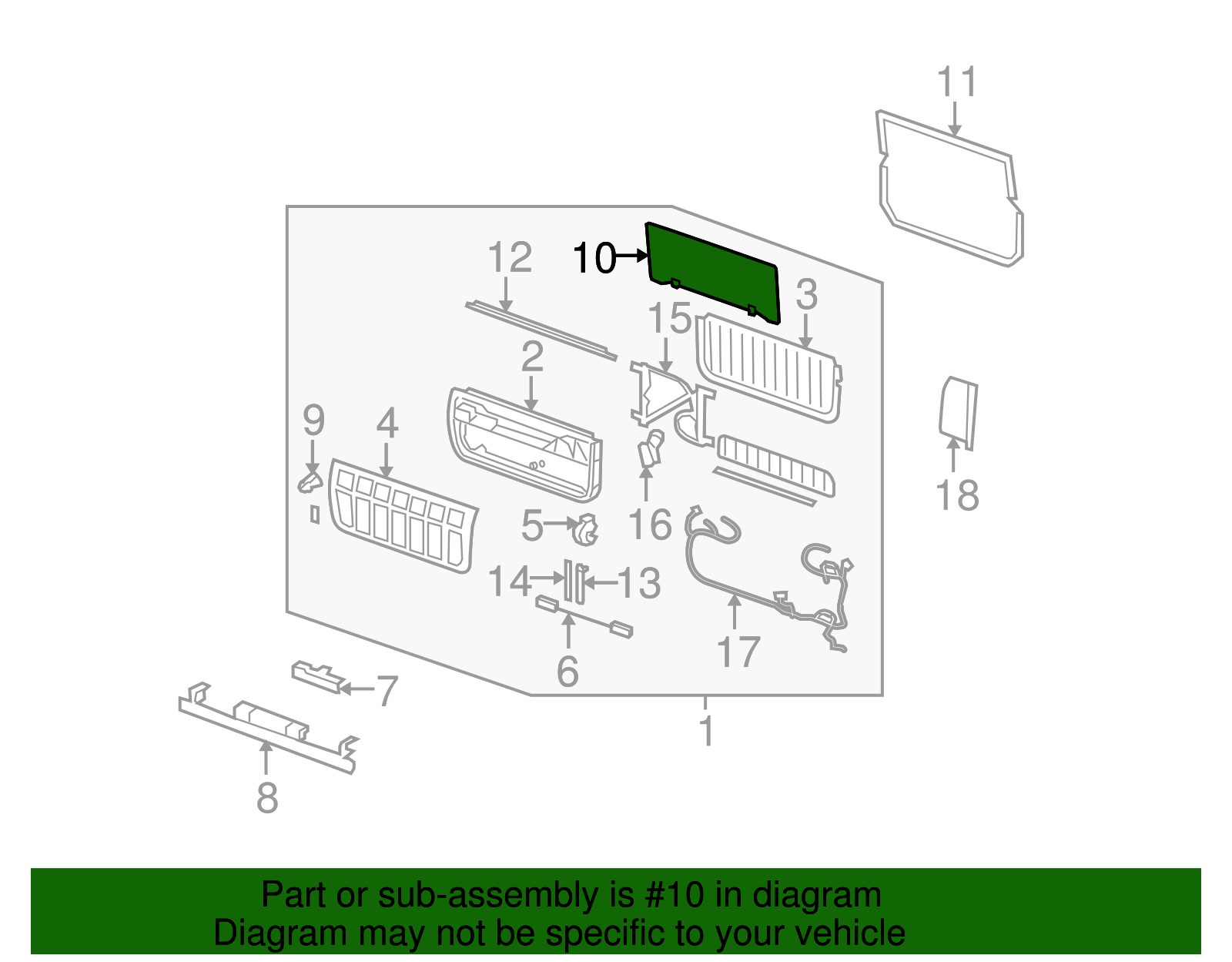 Midgate Window - GM (88980212)