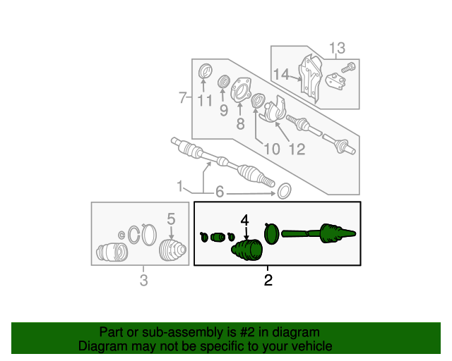 20032005 Mazda 6 Outer Cv Joint GP0422510B OEM Parts Online