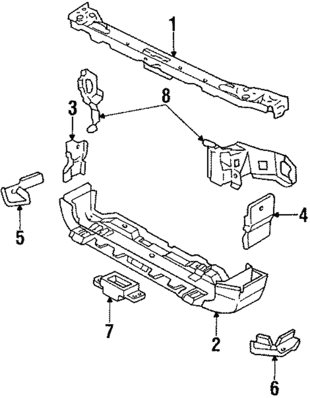 Bar Assembly-Tie F/End Upper - GM (20710337)