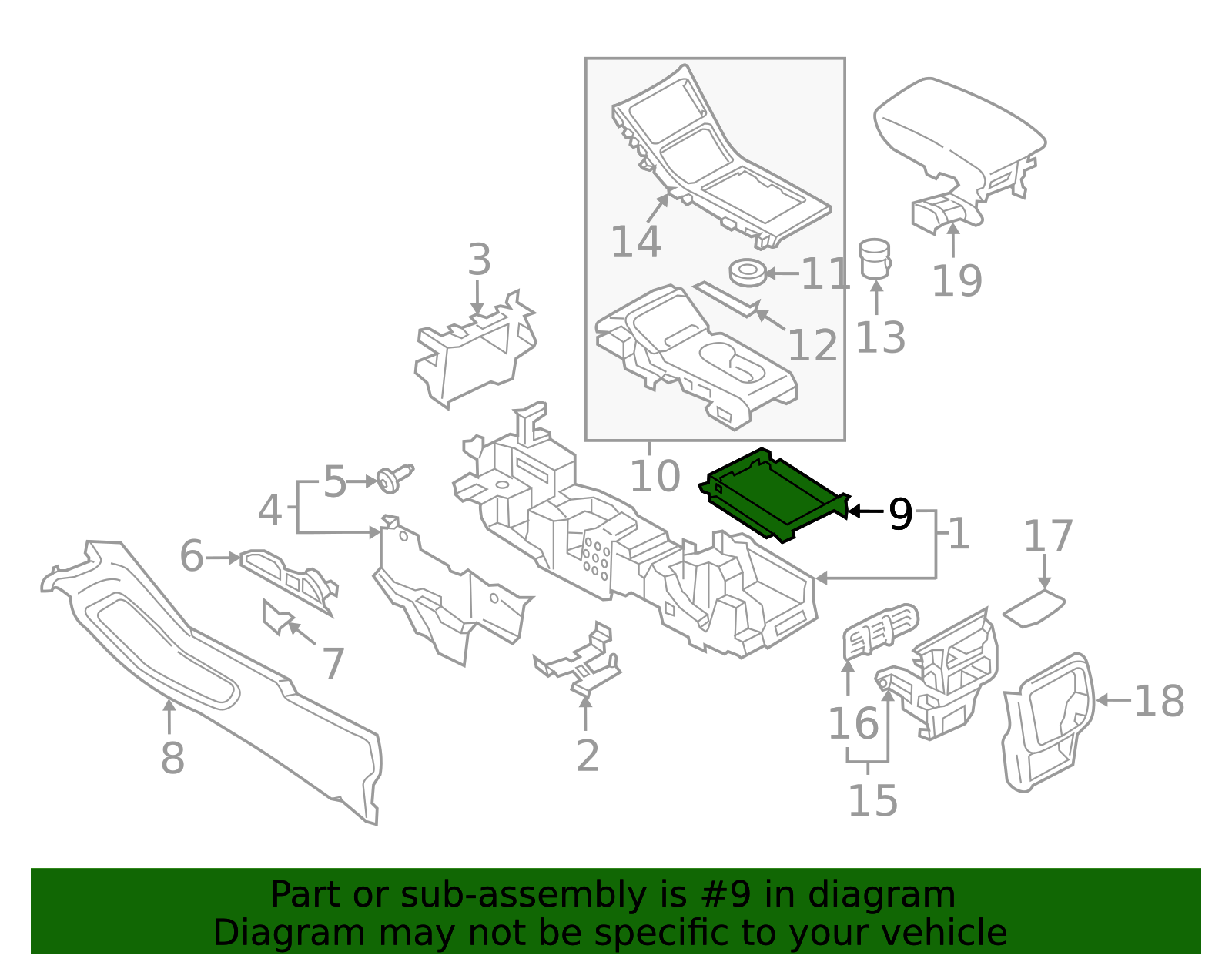 Finish Panel - Ford (GD9Z-54045A76-AA)