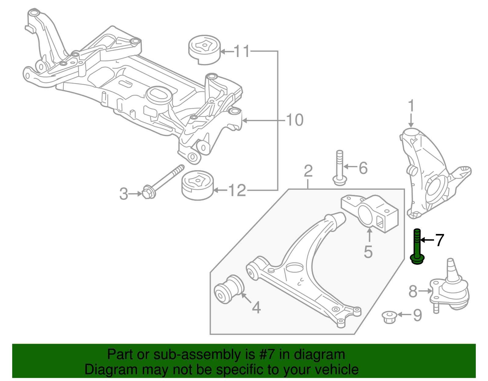 Lateral Arm Bolt - Volkswagen (N-106-403-01)