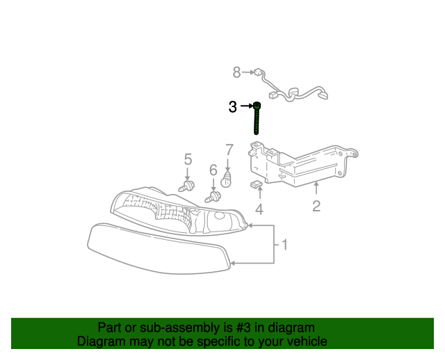 19972005 Buick Park Avenue Bolt 25641757