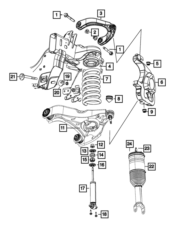 2013-2022 Ram Shock Absorber 68170199AC | My Mopar Parts