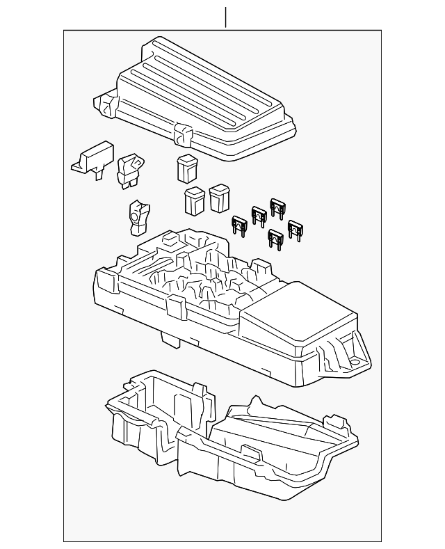 38250SDAA01 Box Assembly Relay 2003 2004 Honda Accord Honda
