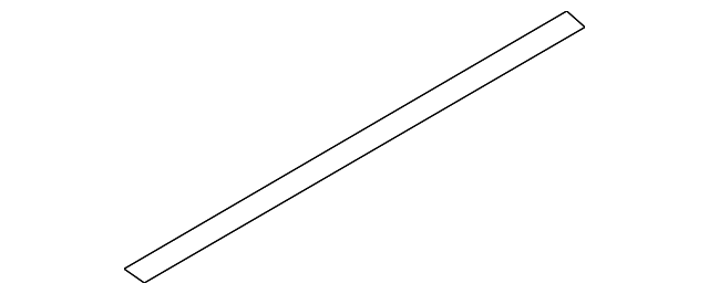 Rear Driver Side Door Window Inner Sealing Strip - GM (96649789)