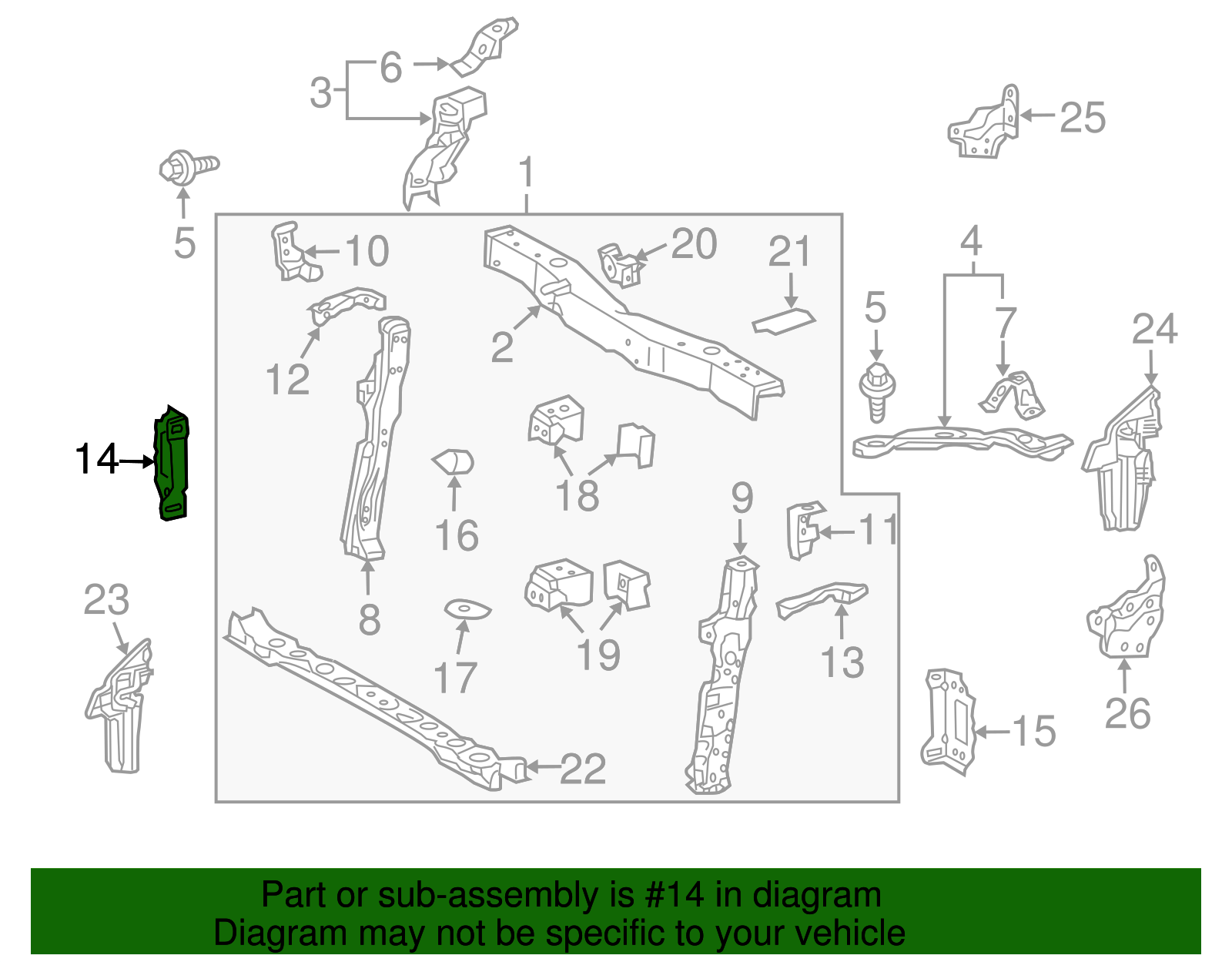 Mount Plate - Scion (53187-12030)
