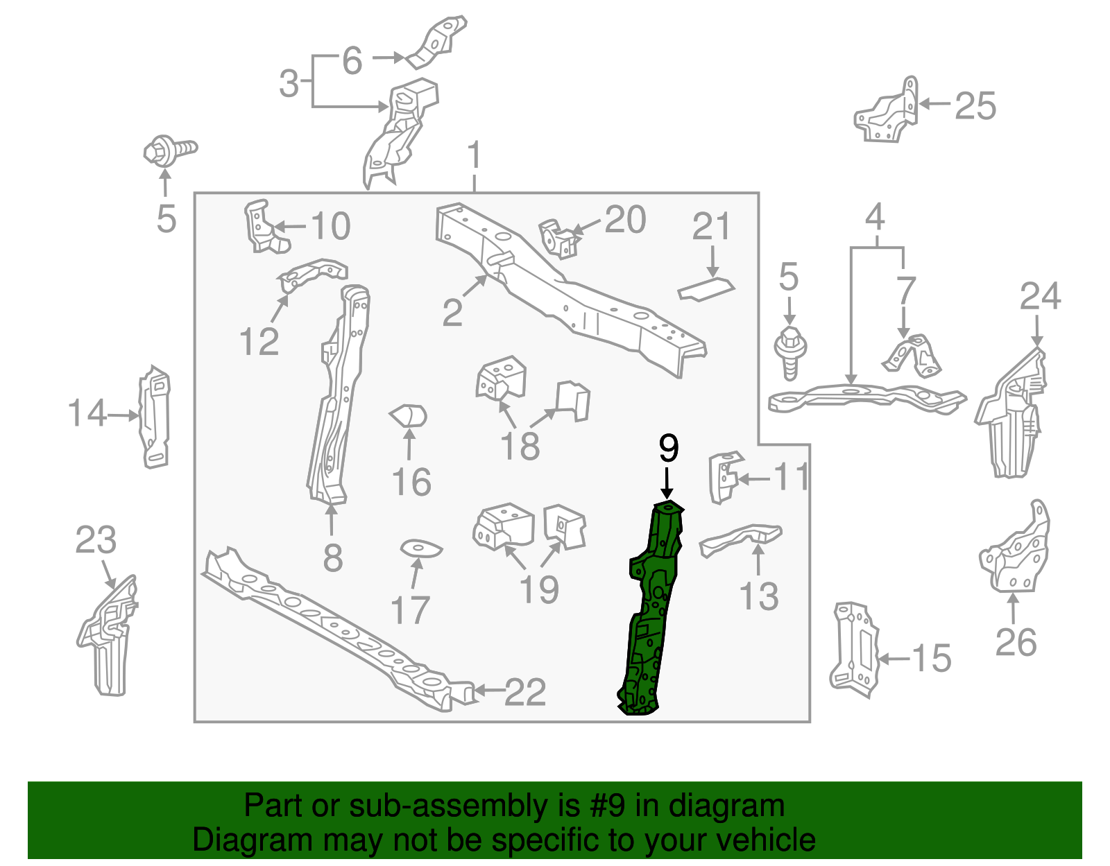Side Support - Scion (53204-12060)