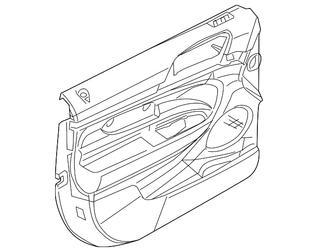 Genuine Ford Door Trim Panel DE9Z-7423943-CA | eBay