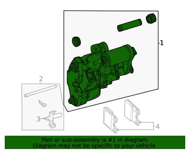 20202022 GM Parking Brake Caliper 84862010