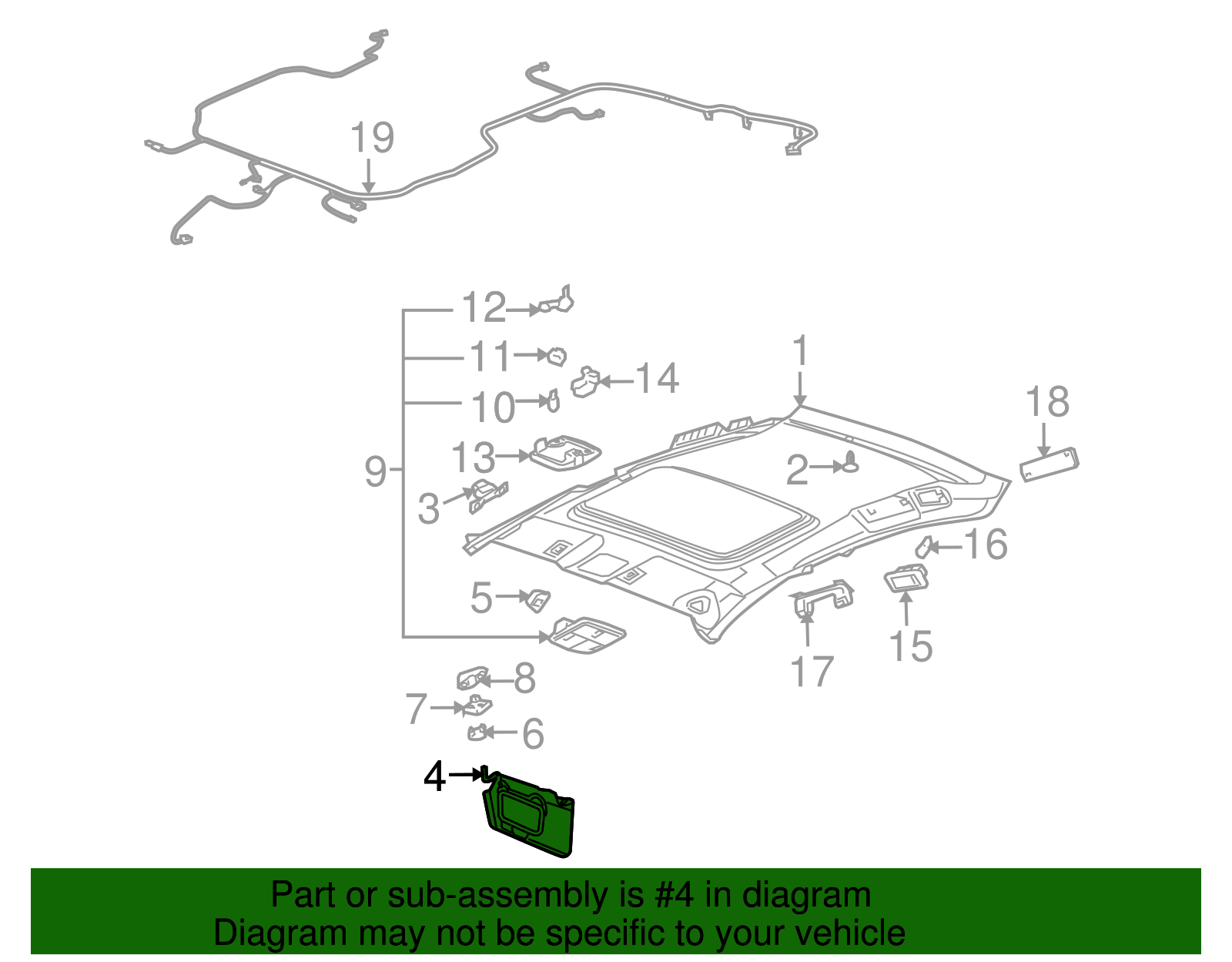 Sun-Visor - Buick (25788790)