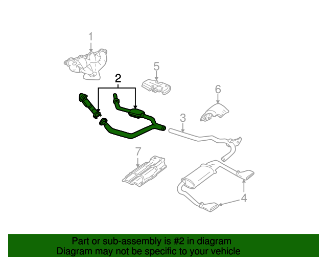 12609726 Converter New OEM Part From GM Parts Direct GM Parts Store