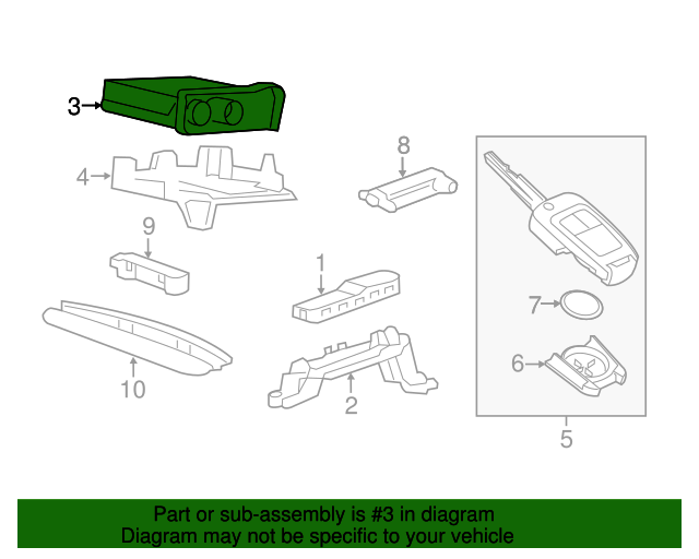 Keyless Entry Control Module 13599216