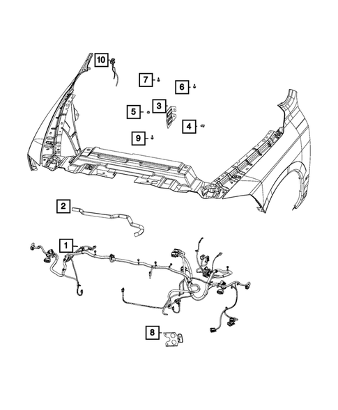 Wiring-Headlamp to Dash for 2019 Ram 1500 Classic | Wholesale MOPAR