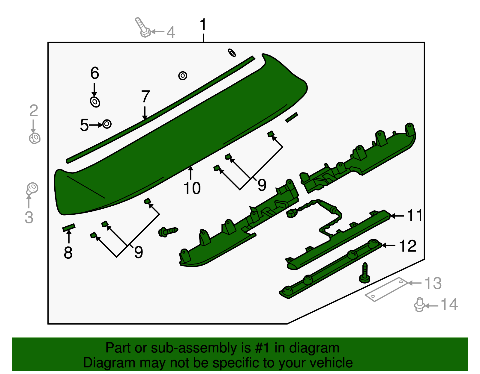 B25T51971A67 Spoiler 2002 2003 Mazda Protege5 Mazda Parts Factor