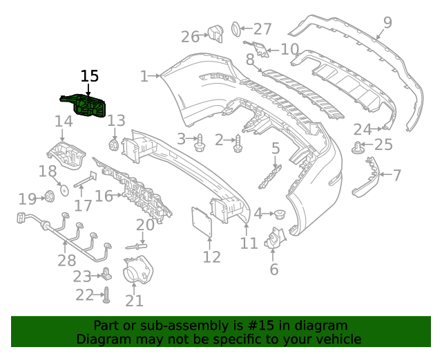 204-885-53-65 - Energy Absorber 2013-2015 Mercedes-Benz | Mercedes 