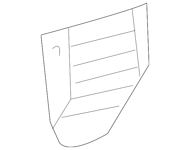 Cover, Front Int Air Duct Hole - GM (15063130)
