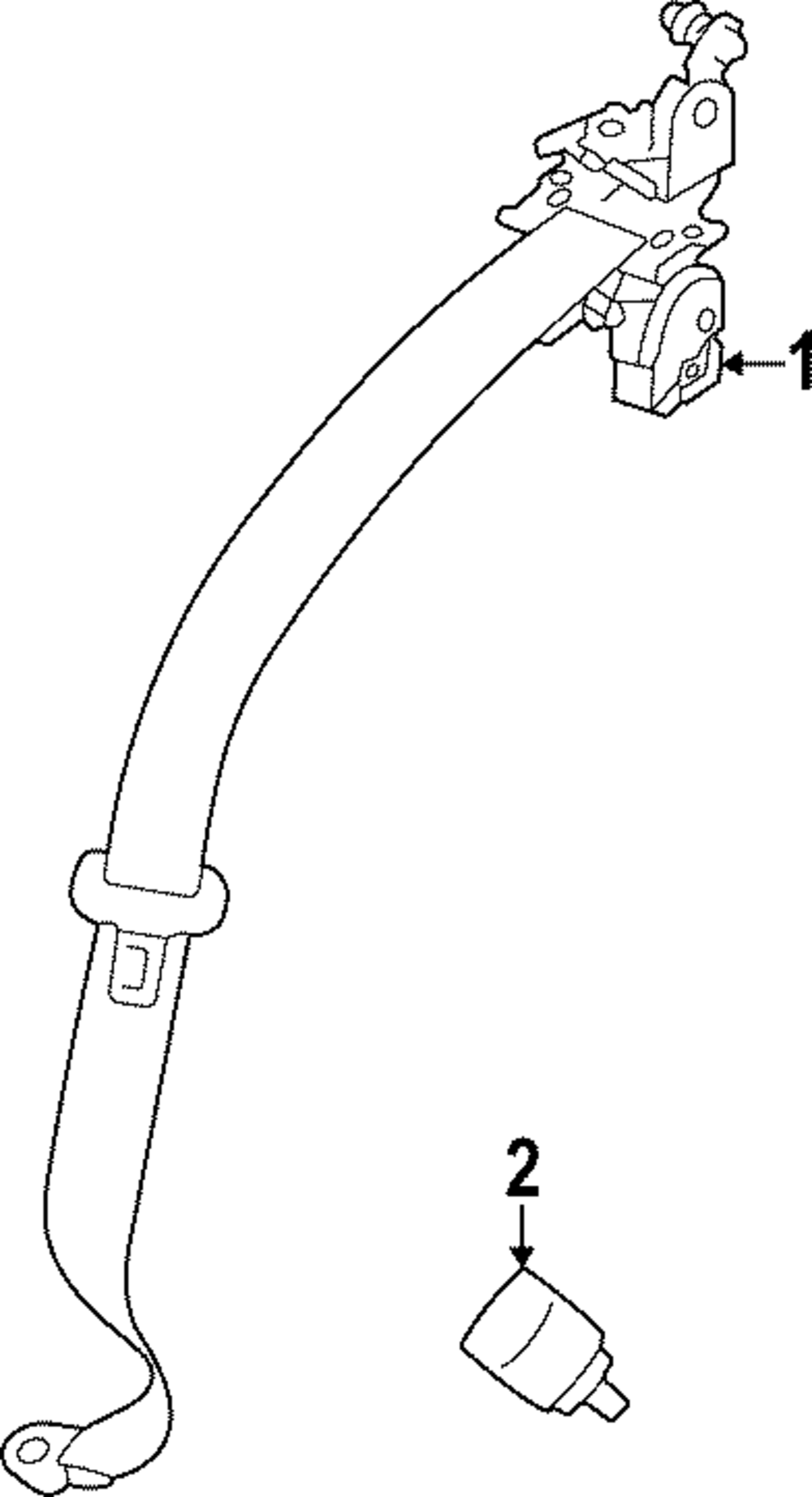 Seat Belt Receptacle - Toyota (SU003-08616)