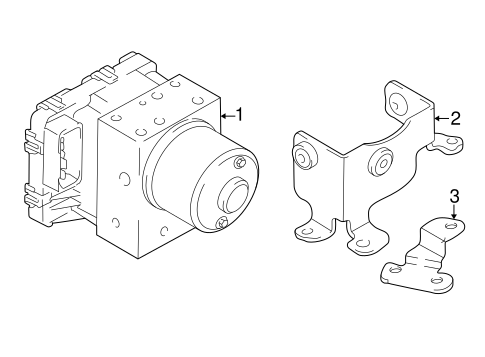 ABS Components for 2004 Hyundai Elantra #0