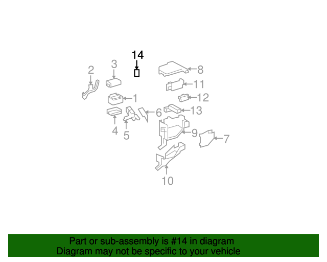 2830021020 Starter Relay 20032022 Toyota OEM Genuine Toyota Parts