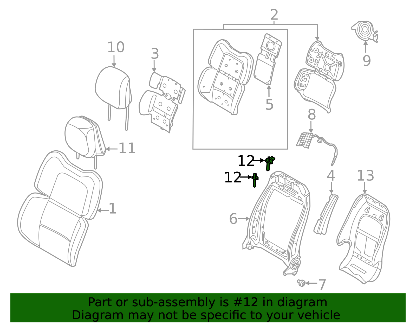 Headrest Guide - Ford (CU5Z-96610A16-BCQ)