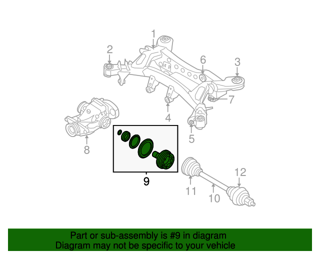 33132229972 - 2006-2013 BMW Axle Shafts (33-13-2-229-972) | BMW of  