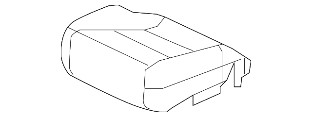 Left Front Honda Genuine 81531-SE3-A31ZC Seat Cushion Trim Cover Left Front Honda Genuine 81531-SE3-A31ZC Seat Cushion Trim Cover