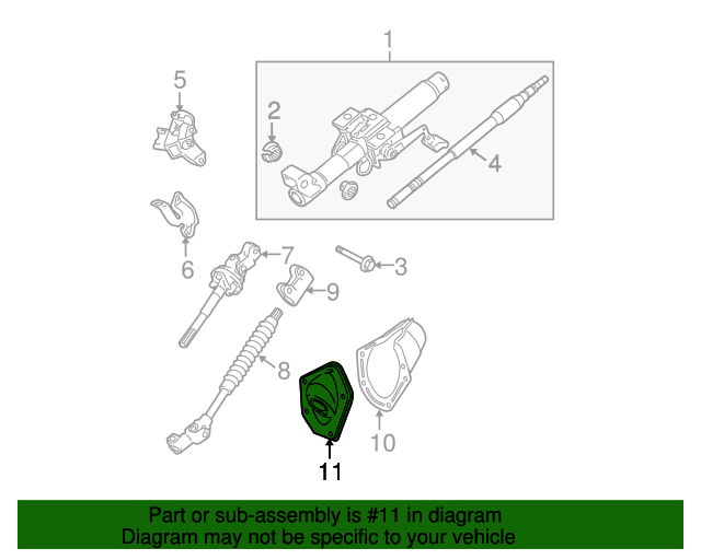 4502504040 Steering Coupling Boot 20052023 Toyota Tom Wood