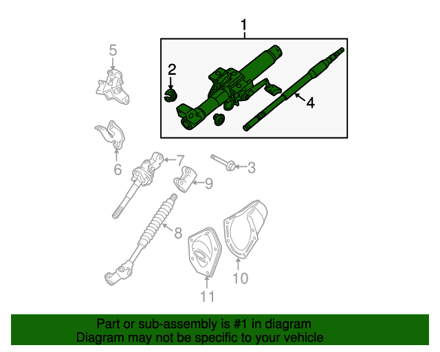 20052015 Toyota Steering Column 4525004221 Toyota Parts